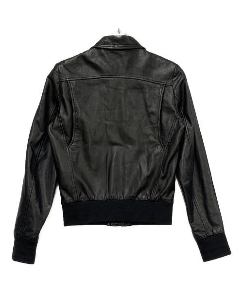 RALPH LAUREN（ラルフローレン）RALPH LAUREN (ラルフローレン) レザージャケット ブラック サイズ:SIZE 6の古着・服飾アイテム