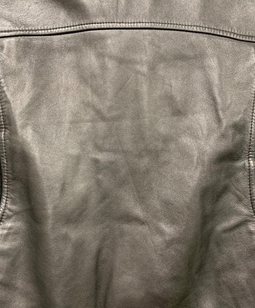 RALPH LAUREN（ラルフローレン）RALPH LAUREN (ラルフローレン) レザージャケット ブラック サイズ:SIZE 6の古着・服飾アイテム