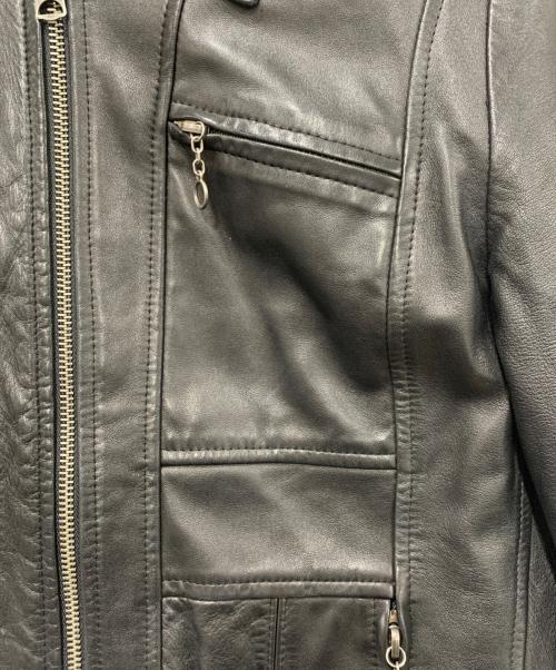 RALPH LAUREN（ラルフローレン）RALPH LAUREN (ラルフローレン) レザージャケット ブラック サイズ:SIZE 6の古着・服飾アイテム