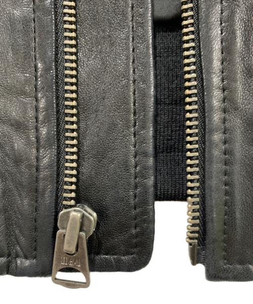 RALPH LAUREN（ラルフローレン）RALPH LAUREN (ラルフローレン) レザージャケット ブラック サイズ:SIZE 6の古着・服飾アイテム