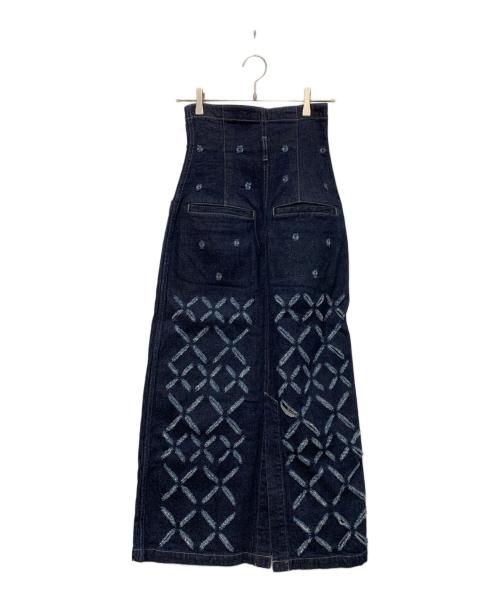 JOURNAL STANDARD（ジャーナルスタンダード）JOURNAL STANDARD (ジャーナルスタンダード) NUDE VINTAGE (ヌードヴィンテージ) カッティングデニムマキシスカート インディゴ サイズ:SIZE 36の古着・服飾アイテム
