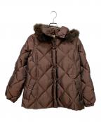 BURBERRY LONDONバーバリーロンドン）の古着「ダウンジャケット」｜ボルドー