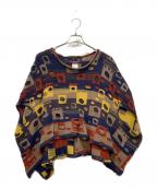 M.&KYOKOエムアンドキョウコ）の古着「ポンチョ」｜ブラウン