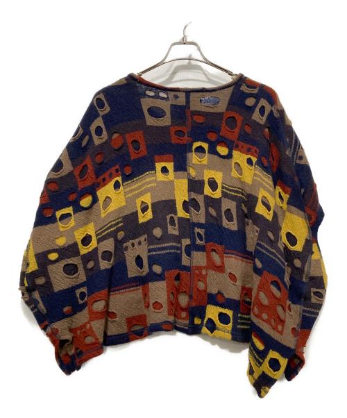 M.&KYOKO（エムアンドキョウコ）M.&KYOKO (エムアンドキョウコ) ポンチョ ブラウン サイズ:FREEの古着・服飾アイテム