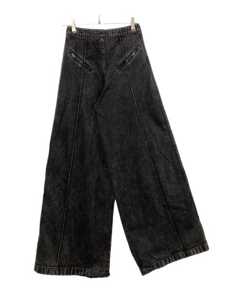 adidas（アディダス）adidas (アディダス) デニムパンツ ブラック サイズ:72cmの古着・服飾アイテム