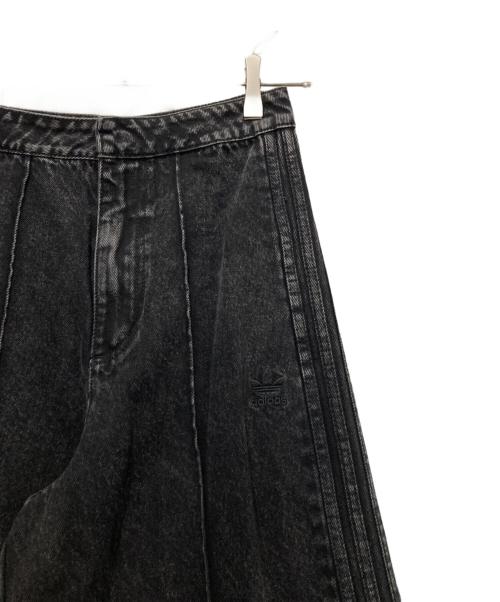 adidas（アディダス）adidas (アディダス) デニムパンツ ブラック サイズ:72cmの古着・服飾アイテム