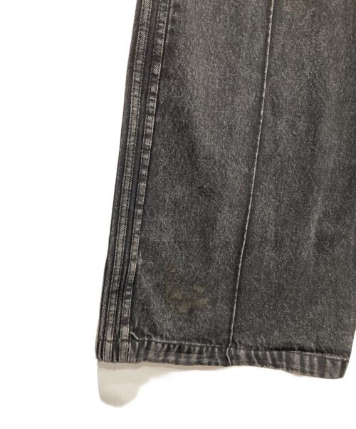 adidas（アディダス）adidas (アディダス) デニムパンツ ブラック サイズ:72cmの古着・服飾アイテム