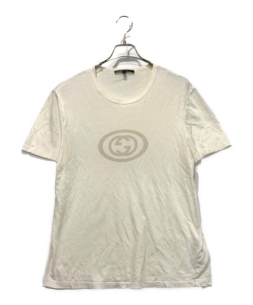 GUCCI（グッチ）GUCCI (グッチ) 半袖Tシャツ ホワイト サイズ:Mの古着・服飾アイテム