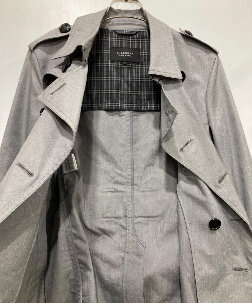 BURBERRY BLACK LABEL（バーバリーブラックレーベル）BURBERRY BLACK LABEL (バーバリーブラックレーベル) ショートトレンチコート グレー サイズ:Mの古着・服飾アイテム