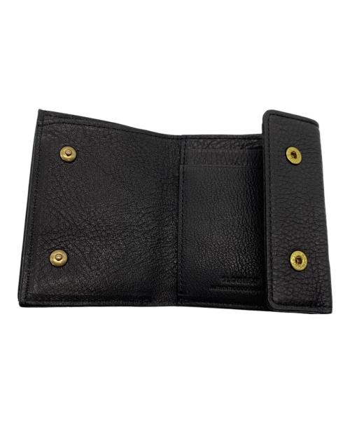 SLOW&CO（スロウアンドコー）SLOW&CO (スロウアンドコー) 3つ折り財布 ブラックの古着・服飾アイテム