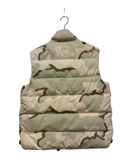 MONCLER（モンクレール）MONCLER (モンクレール) JUNYA WATANABE COMME des GARCONS ((ジュンヤワタナベ コムデギャルソン) ダウンベスト ベージュ×カーキ サイズ:Lサイズの古着・服飾アイテム