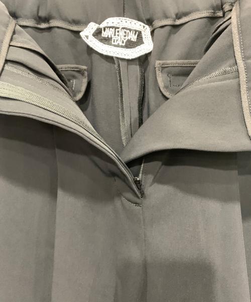 MARLENEDAM（マーレンダム）MARLENEDAM (マーレンダム) プリーツパンツ ブラック サイズ:SIZE 42の古着・服飾アイテム