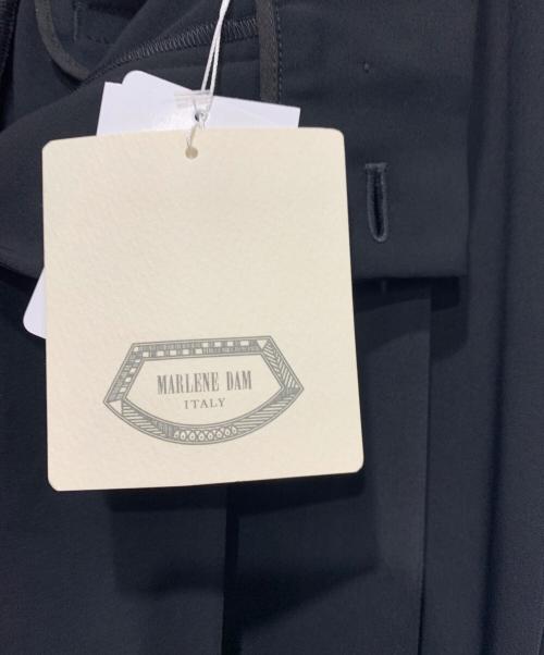 MARLENEDAM（マーレンダム）MARLENEDAM (マーレンダム) プリーツパンツ ブラック サイズ:SIZE 42の古着・服飾アイテム