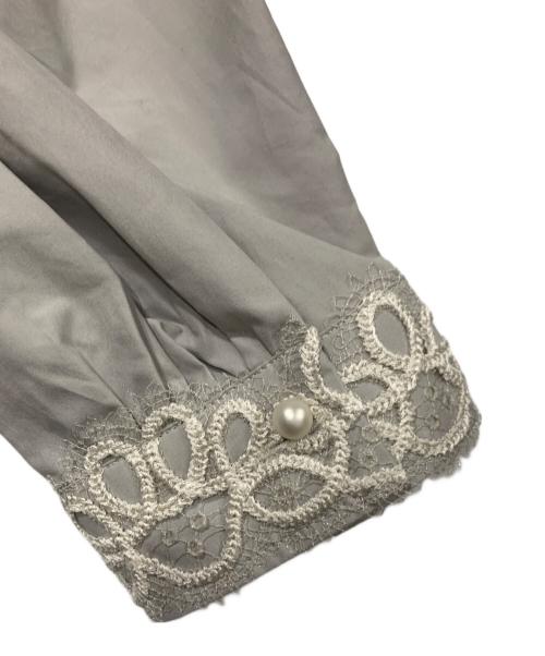 MARLENEDAM（マーレンダム）MARLENEDAM (マーレンダム) 長袖シャツ グレー サイズ:SIZE 42の古着・服飾アイテム