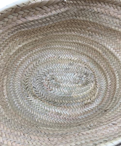 Chloe（クロエ）Chloe (クロエ) カゴバッグ ナチュラル×ブラックの古着・服飾アイテム