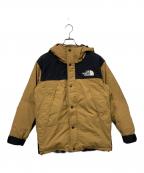 THE NORTH FACEザ ノース フェイス）の古着「マウンテンダウンジャケット」｜ブラウン×ブラック