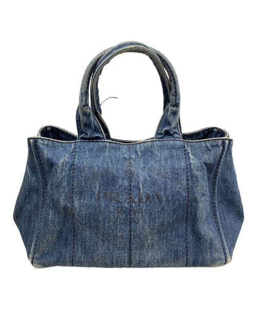 PRADA（プラダ）PRADA (プラダ) カナパトートバッグ インディゴの古着・服飾アイテム
