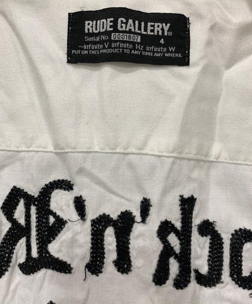 RUDE GALLERY（ルードギャラリー）RUDE GALLERY (ルードギャラリー) オープンカラーシャツ ホワイト サイズ:SIZE 4の古着・服飾アイテム
