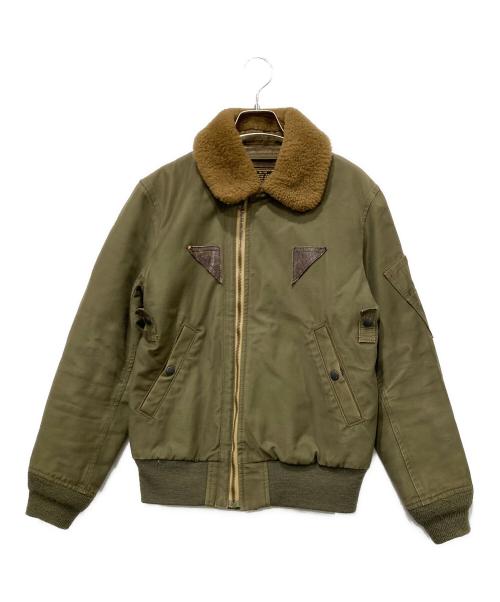 AVIREX（アヴィレックス）AVIREX (アヴィレックス) B-15フライトジャケット グリーン サイズ:Ｍの古着・服飾アイテム