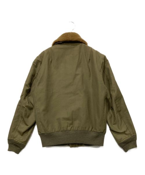 AVIREX（アヴィレックス）AVIREX (アヴィレックス) B-15フライトジャケット グリーン サイズ:Ｍの古着・服飾アイテム