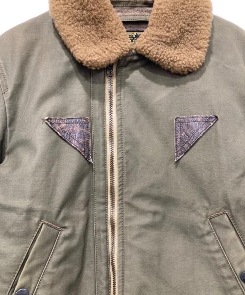 AVIREX（アヴィレックス）AVIREX (アヴィレックス) B-15フライトジャケット グリーン サイズ:Ｍの古着・服飾アイテム