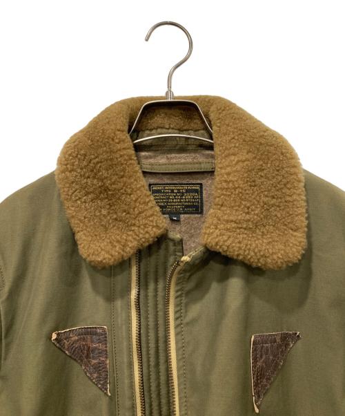 AVIREX（アヴィレックス）AVIREX (アヴィレックス) B-15フライトジャケット グリーン サイズ:Ｍの古着・服飾アイテム