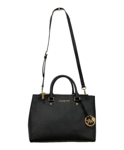MICHAEL KORS（マイケルコース）MICHAEL KORS (マイケルコース) 2WAYショルダーバッグ ブラックの古着・服飾アイテム