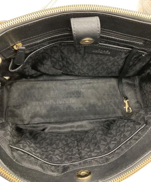MICHAEL KORS（マイケルコース）MICHAEL KORS (マイケルコース) 2WAYショルダーバッグ ブラックの古着・服飾アイテム