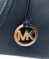 中古・古着 MICHAEL KORS (マイケルコース) 2WAYショルダーバッグ ブラック：7000円