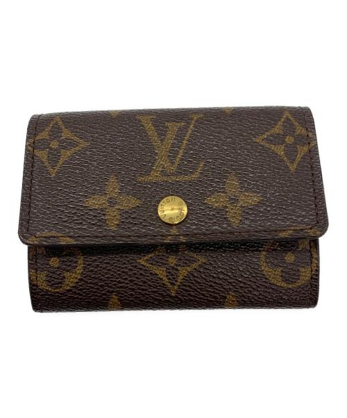 LOUIS VUITTON（ルイ ヴィトン）LOUIS VUITTON (ルイ ヴィトン) モノグラム　ポルトモネ プラ ブラウンの古着・服飾アイテム