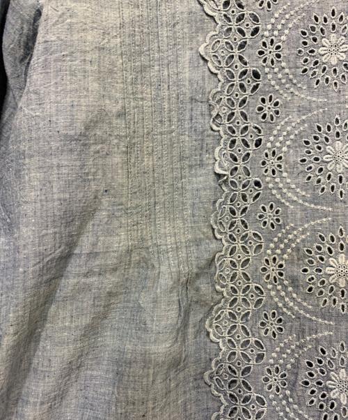 45R（フォーティファイブ・アール）45R (フォーティファイブ・アール) 長袖ブラウス ブルー サイズ:不明の古着・服飾アイテム