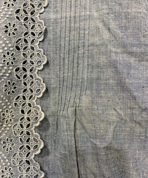 45R（フォーティファイブ・アール）45R (フォーティファイブ・アール) 長袖ブラウス ブルー サイズ:不明の古着・服飾アイテム