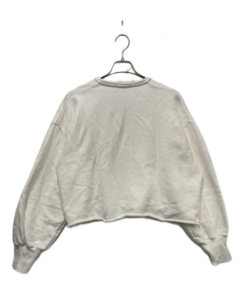 Whim Gazette（ウィムガゼット）Whim Gazette (ウィムガゼット) スウェットVネックプルオーバー２ ホワイト サイズ:FREEの古着・服飾アイテム