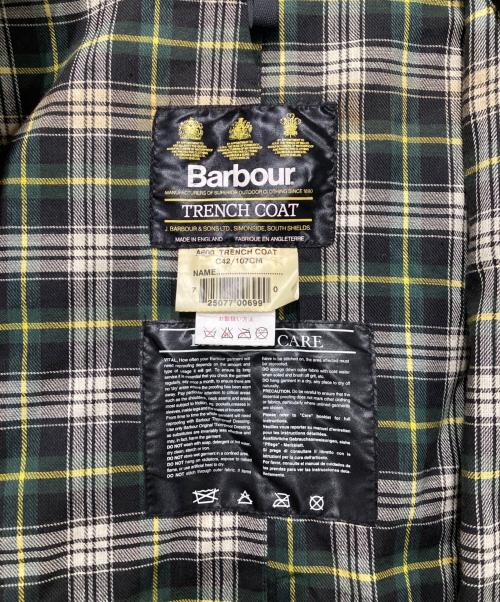 Barbour（バブアー）Barbour (バブアー) 90sオイルドトレンチコート オリーブ サイズ:SIZE 42の古着・服飾アイテム