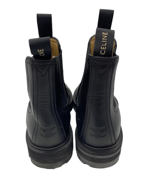 CELINE（セリーヌ）CELINE (セリーヌ) マーガレットチェルシーブーツ ブラック サイズ:SIZE 37の古着・服飾アイテム