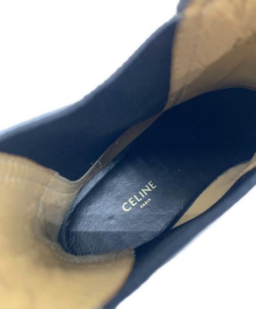 CELINE（セリーヌ）CELINE (セリーヌ) マーガレットチェルシーブーツ ブラック サイズ:SIZE 37の古着・服飾アイテム