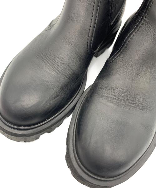 CELINE（セリーヌ）CELINE (セリーヌ) マーガレットチェルシーブーツ ブラック サイズ:SIZE 37の古着・服飾アイテム