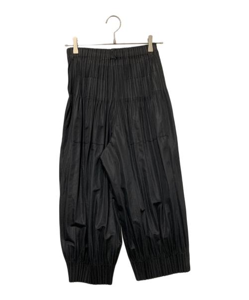 PLEATS PLEASE（プリーツプリーズ）PLEATS PLEASE (プリーツプリーズ) ワイドバルーンイージーパンツ ブラック サイズ:SIZE4の古着・服飾アイテム