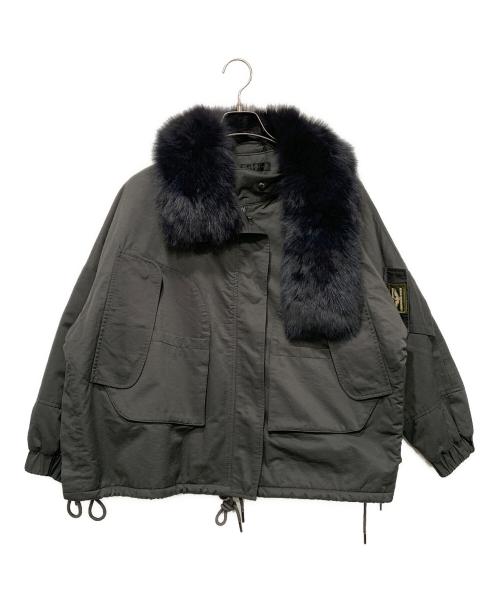 SCOT CLUB（スコットクラブ）SCOT CLUB (スコットクラブ) ミリタリージャケット ブラック サイズ:9号の古着・服飾アイテム