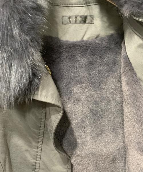 SCOT CLUB（スコットクラブ）SCOT CLUB (スコットクラブ) ミリタリージャケット ブラック サイズ:9号の古着・服飾アイテム