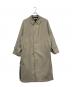 H BEAUTY&YOUTH（エイチ ビューティー&ユース）の古着「ポリエステル ステンカラーコート」｜グレー