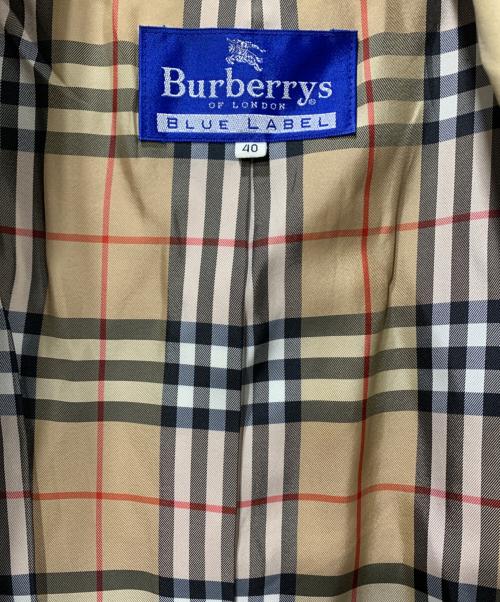 BURBERRY BLUE LABEL（バーバリーロンドンブルーレーベル）BURBERRY BLUE LABEL (バーバリーロンドンブルーレーベル) トレンチコート ベージュ サイズ:SIZE 40の古着・服飾アイテム