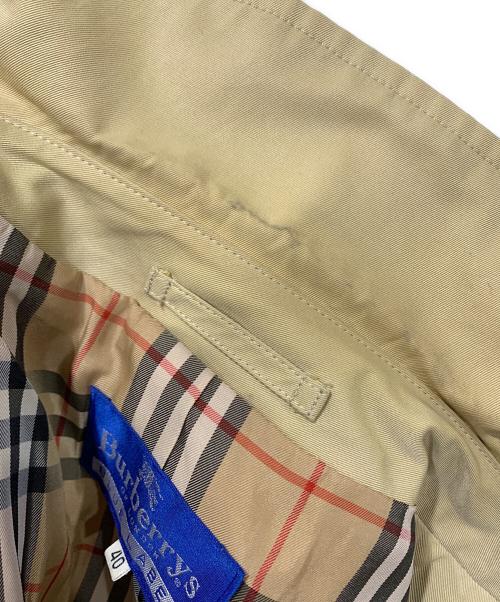 BURBERRY BLUE LABEL（バーバリーロンドンブルーレーベル）BURBERRY BLUE LABEL (バーバリーロンドンブルーレーベル) トレンチコート ベージュ サイズ:SIZE 40の古着・服飾アイテム