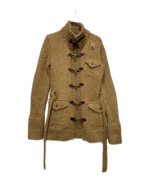 RALPH LAUREN（ラルフローレン）RALPH LAUREN (ラルフローレン) ニットコート ブラウン サイズ:Lサイズの古着・服飾アイテム