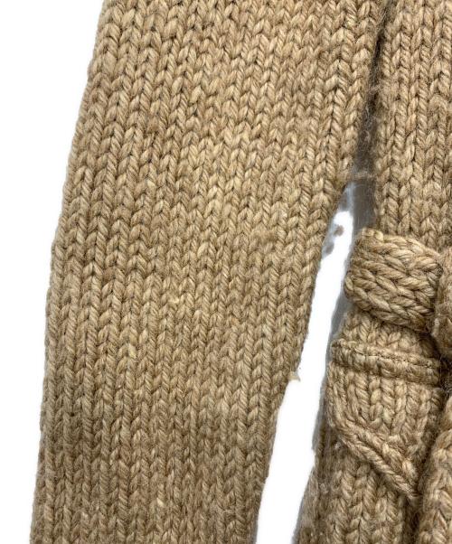 RALPH LAUREN（ラルフローレン）RALPH LAUREN (ラルフローレン) ニットコート ブラウン サイズ:Lサイズの古着・服飾アイテム