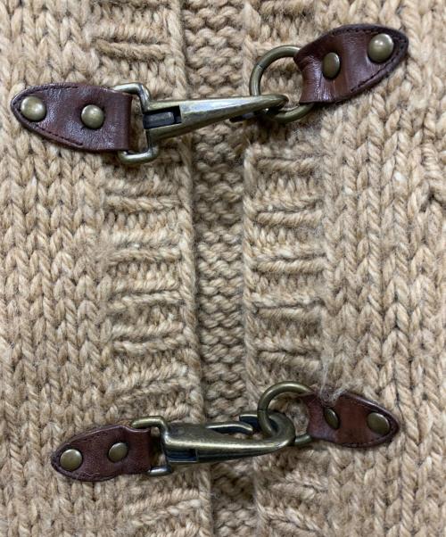 RALPH LAUREN（ラルフローレン）RALPH LAUREN (ラルフローレン) ニットコート ブラウン サイズ:Lサイズの古着・服飾アイテム