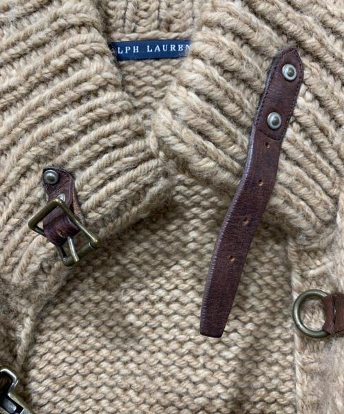 RALPH LAUREN（ラルフローレン）RALPH LAUREN (ラルフローレン) ニットコート ブラウン サイズ:Lサイズの古着・服飾アイテム