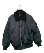 PHENOMENONフェノメノン）の古着「Cross Flight Jacket　22AW Collection」｜ブラック