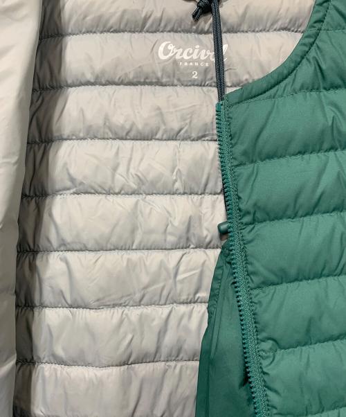 ORCIVAL（オーシバル）ORCIVAL (オーシバル) ダウンベスト グリーン サイズ:SIZE 2の古着・服飾アイテム