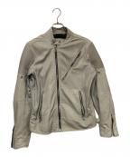 DIESELディーゼル）の古着「ライダースジャケット」｜グレー